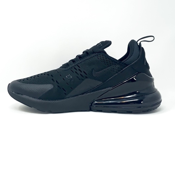 Nike Air Max 270 'Triple Black' GS Sizes - Picture 6 of 8